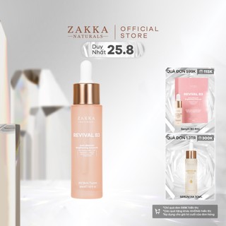 Tinh chất Revival B3 Zakka Naturals hỗ trợ mờ thâm đỏ và sáng đều màu da 30ml