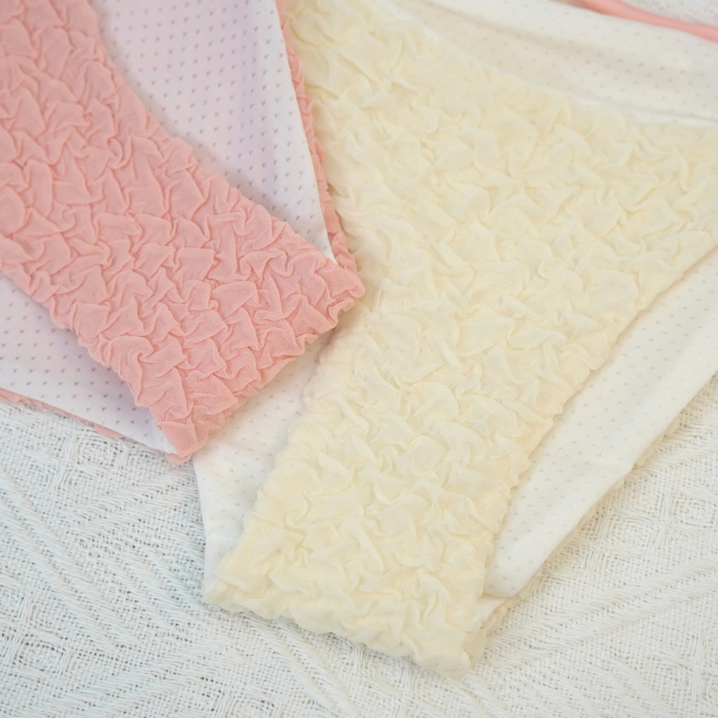 Bikini 2 Mảnh Đi Biển Vải Texture Đan Dây Eo Gợi Cảm Sẵn Đệm Mút. Đồ Bơi Nữ Sang Chảnh Mặc Đi Biển - Mã H13 | BigBuy360 - bigbuy360.vn