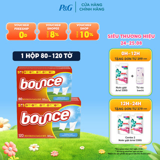 (Hàng nhập khẩu USA) Giấy sấy thơm quần áo Bounce Sheets Outdoor Fresh