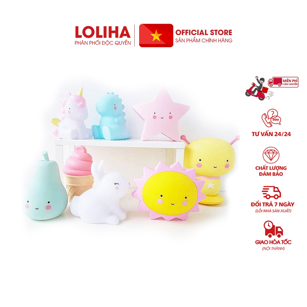 🏵️FREESHIP🏵️ Combo 5 đèn ngủ silicon