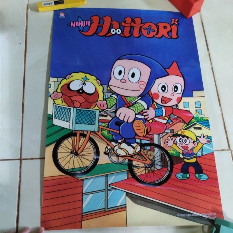 Poster Ninja Hattori Vol 1 (cuộn lại gói trong ống nc nhựa tránh df)