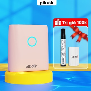 Máy in nhiệt mini cầm tay bluetooth PIKDIK Q2 in ảnh, nhãn dán, thời khoá biểu, ghi chú