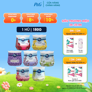 Sáp Thơm Phòng AMBI PUR Hộp 180g Hương Thư Giãn/ Oải Hương/ DOWNY/ Hoa Tươi/ Sả/ Hoa Hồng/ Chanh