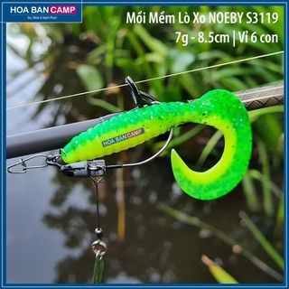 Vỉ 6 con mồi mềm lò xo noeby s3119 | 8.5cm – 7g