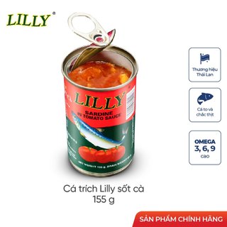 Cá hộp Lilly cá Trích sốt cà