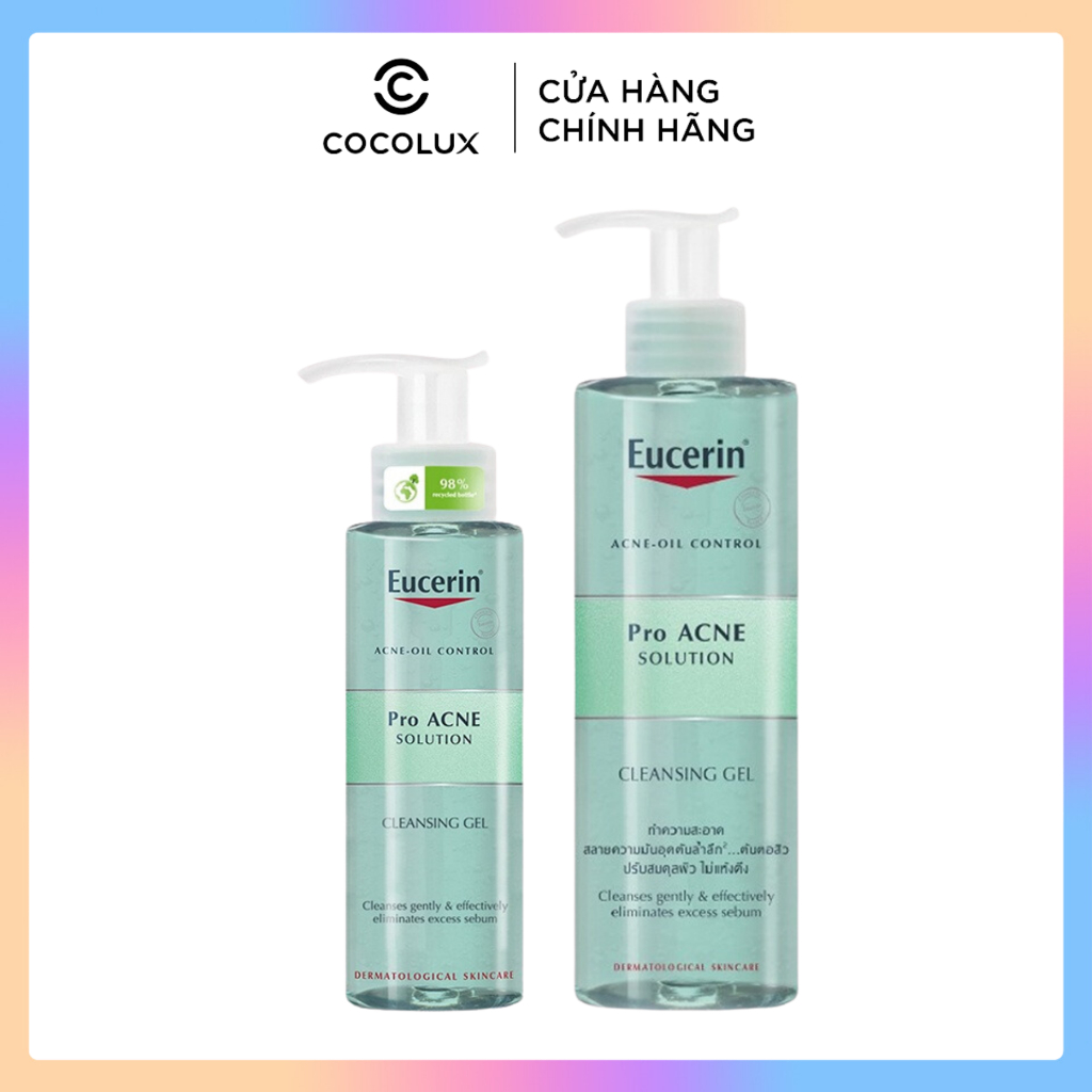 Gel Rửa Mặt Eucerin Dành Cho Da Mụn 400ml