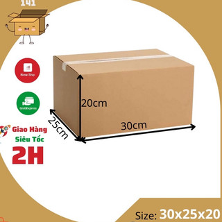 30 x 25 x 20cm Combo 20 hộp carton đóng gói hàng hóa