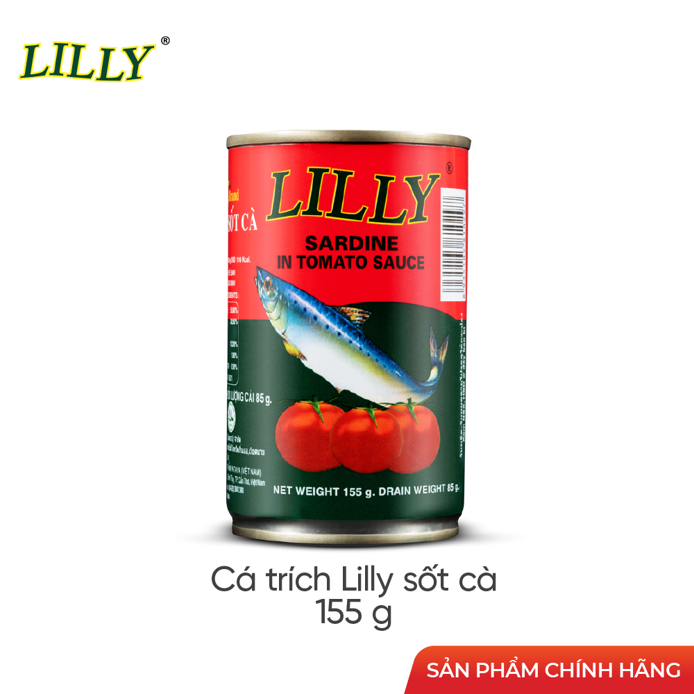 Cá hộp Lilly cá Trích sốt cà