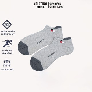 Tất nam công sở cổ ngắn cao cấp ARISTINO - BIZMEN kháng khuẩn tự nhiên, thấm hút tốt, co giãn 360 độ - CSP07