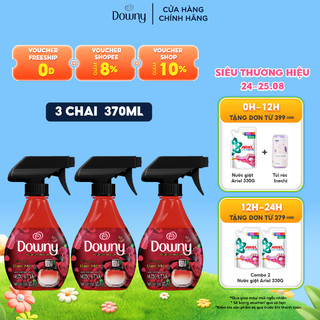Combo 3 chai xịt vải downy hương đam mê chai 370ml/chai