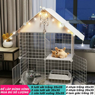 TỔNG KHO TẤM GHÉP CHUỒNG QUÂY CHÓ, MÈO, CHUỘT, CHIM - tặng 2 chốt/tấm