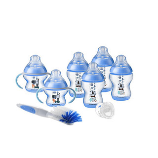  Bình sữa Tommee Tippee PP hoạ tiết mèo xanh tách set 
