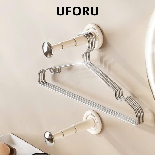 Giá treo móc dán tường Uforu đa năng, móc chịu lực treo móc quần áo đồ dùng trong gia đình UF2387