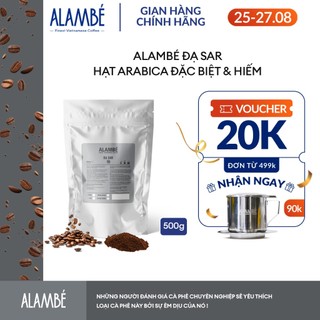 Specialty Coffee - ALAMBÉ Đạ Sar 500g - Cà phê rang xay/nguyên hạt Arabica Typica, chua thanh, hương cam quýt