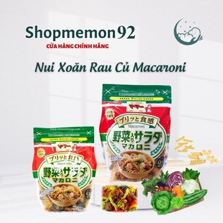 Nui xoắn rau củ MACARONI NISIN 150g Nhật Bản cho bé từ 9 tháng date [date t5/2027]