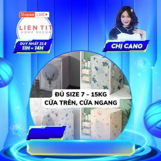 Bọc Máy Giặt Cửa Ngang Cửa Trên Loại Dày Chống Bụi Chống Nước, Áo Trùm Máy Giặt 7 8 9 10kg Che Phủ Kín Thân Máy