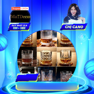 Ly Thủy Tinh Uống Whisky, Cốc Thủy Tinh Uống Ruou Đẹp, Ly Rock Sang Trọng Phong Cách Châu Âu