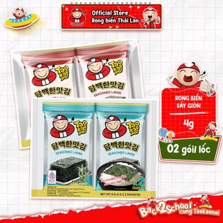 [LỐC 2 GÓI] Rong Biển Ăn Liền TaoKaeNoi Season Laver 4G Nhiều Vị Lựa Chọn Ăn Vặt
