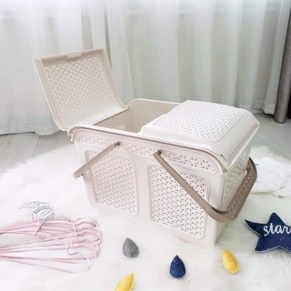 GIỎ NHỰA, LÀN ĐI SINH ĐỰNG ĐỒ CHO BÉ HONPER, SUZYBABY