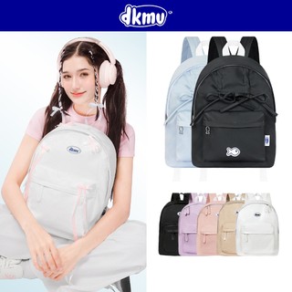 Balo nữ đi học màu pastel DKMV chống nước đựng laptop 14inch Basic Leather Backpack | K-P18 & K-P45