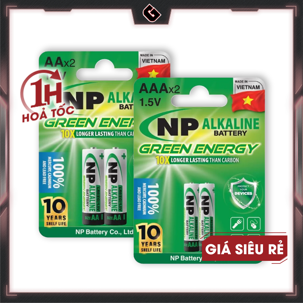 Pin National Power Alkaline AA(LR6) / AAA(LR03) - Hàng Chính Hãng