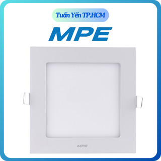 Đèn led âm trần, mâm led phẳng vuông spl mpe 6w - 9w - 12w - 15w - 18w - 24w ánh sáng vàng