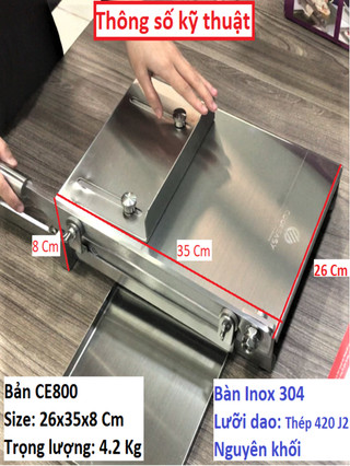 Máy thái thịt đông lạnh - cắt xương: Đa Năng Cao Cấp COOKEASY - [LƯỠI DAO - THÉP NHẬT 1.6KG]