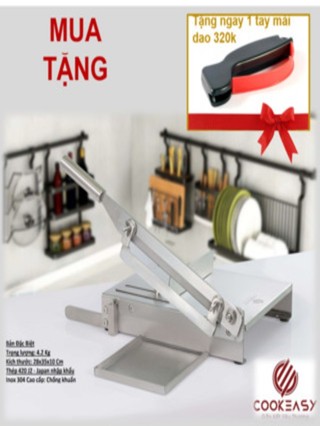 Máy thái thịt đông lạnh - cắt xương: Đa Năng Cao Cấp COOKEASY - [LƯỠI DAO - THÉP NHẬT 1.6KG]