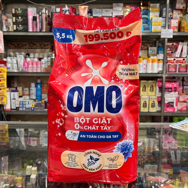 Bột giặt Omo đỏ túi 5,7kg