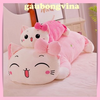 [Free ship] Gấu Bông Mèo Dâu Hello Kitty Nằm Gối Ôm Mèo Mềm Mịn Dễ Thương Cao Cấp