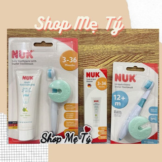 Kem đánh răng trẻ em NUK 50ml cho bé từ 3 tháng tới 36 tháng/ Bàn chải đánh răng NUK Đức cho bé từ 12 tháng