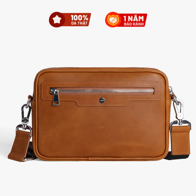 Túi nam LAGOM da thật Rectangle Messenger Bag