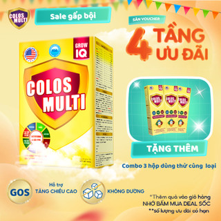 Colosmulti IQ sữa non hỗ trợ tăng cân giúp bé phát triển chiều cao và trí thông minh