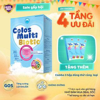 Sữa non Colosmulti Biotic chuyên biệt cho trẻ táo bón, tiêu hóa kém, chậm lên cân (hộp 26 gói x 16g)