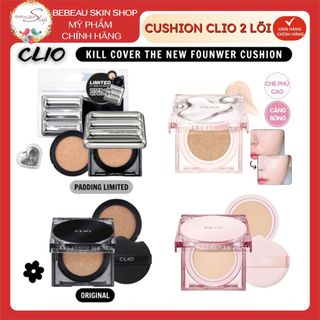 Phấn Nước Clio Kill Cover The New Founwear - High Glow - Mesh Glow  Cushion 2 Lõi - Bebeau