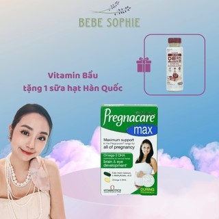 ( 𝐍𝐡𝐚̣̂𝐩 𝐤𝐡𝐚̂̉𝐮 𝐜𝐡𝐢́𝐧𝐡 𝐡𝐚̃𝐧𝐠 ) Viên Uống Vitamin Tổng Hợp Pregnacare Max Vitabiotics Cho Mẹ Bầu 84 Viên