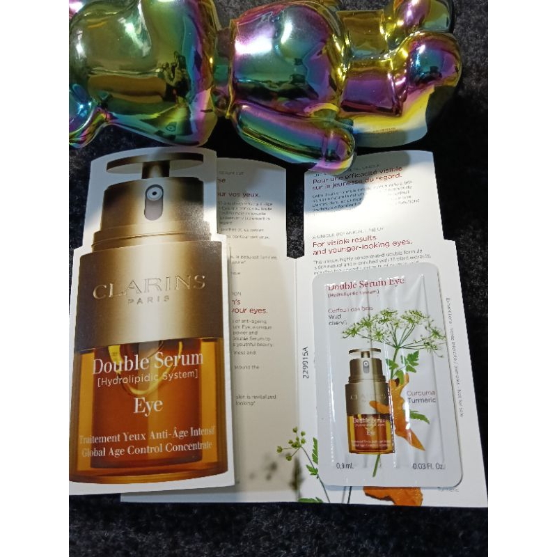 sample double serum eye clarins 0,9ml cho mắt ạ