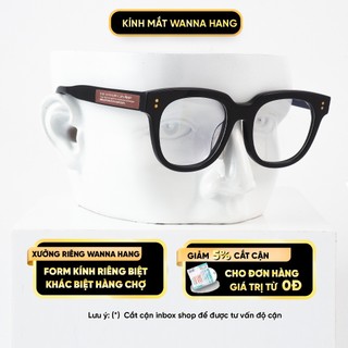 Gọng kính cận WILD WILD vuông nam nữ vuông cao cấp chống tia UV thời trang Wanna Hang  WHGM19