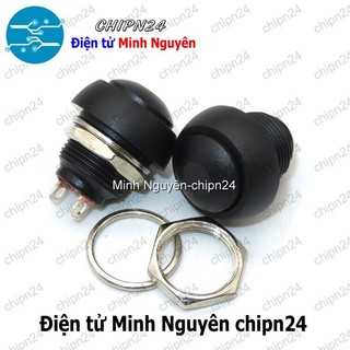 [1 CÁI] (G6) Nút Nhấn Nhả Chống Nước PBS-33B Đen