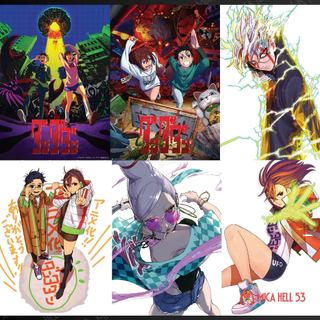  Poster Postcard 300gsm Anime Dandadan GIẤY DECAL Tranh Dán Tường Anime Manga Dandadan PT40 