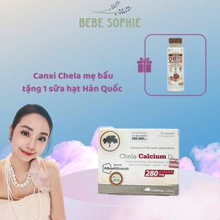 ( 𝐍𝐡𝐚̣̂𝐩 𝐤𝐡𝐚̂̉𝐮 𝐜𝐡𝐢́𝐧𝐡 𝐡𝐚̃𝐧𝐠 ) Canxi Chela cho mẹ bầu và sau sinh 280mg không táo nóng