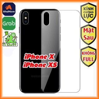 [Ảnh Thật] Kính CL iPhone X / iP XS MẶT SAU - Cường Lực 2.5D Không FULL, 9H-0.26mm