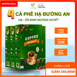 Combo 4 hộp cà phê Hạ Đường An - Cà Phê tiểu đường