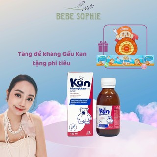 ( 𝐍𝐡𝐚̣̂𝐩 𝐤𝐡𝐚̂̉𝐮 𝐜𝐡𝐢́𝐧𝐡 𝐡𝐚̃𝐧𝐠 ) Siro Gấu Kan hỗ trợ tăng đề kháng 120ml cho bé 6m trở lên IMUNO GLUKAN