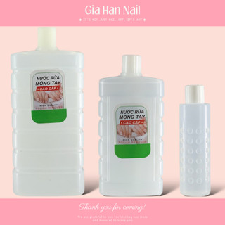 Nước rửa móng tay aceton,  hàng mạnh đậm đặc tẩy mạnh chai 1000ml - GIA HAN Nail