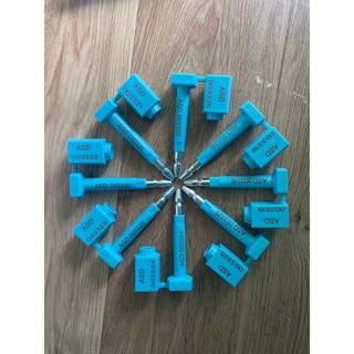 Set 10 cái seal cối màu blue/seal container/ seal chì cối/ khóa cối có sẵn số seri dùng để niêm phong container, xe ta