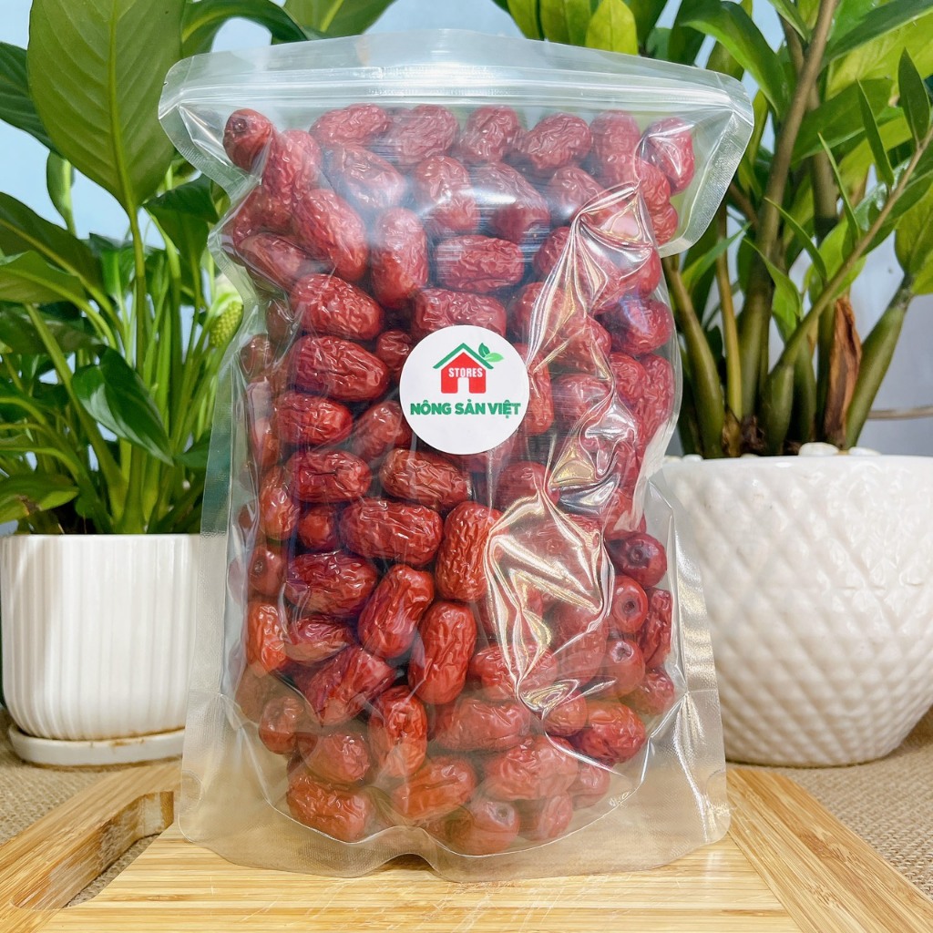 1kg Táo Đỏ Tân Cương Sấy Khô Size Vừa Ngọt Dẻo Đều Qủa