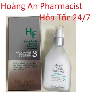 Sữa dưỡng ẩm da mặt Dermafirm Hàn Quốc dùng cho mọi loại da  HF Hydro Fresh Fomula Emulsion chính hãng