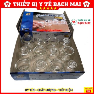Giác Hơi Thuỷ Tinh Dùng Lửa [12 Cốc]