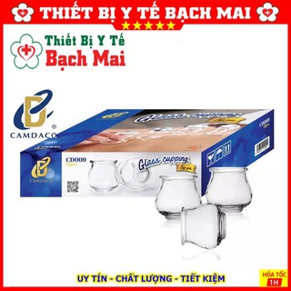 Giác Hơi Thuỷ Tinh Dùng Lửa [12 Cốc]